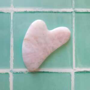 Gua Sha Facial Cuarzo Rosa