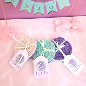 Pétalos Desmaquillantes Tejidos de Algodón 100 % Premium