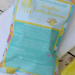 Shampoo solido Jengibre y Leche de Arroz  // Fuerza y Crecimiento